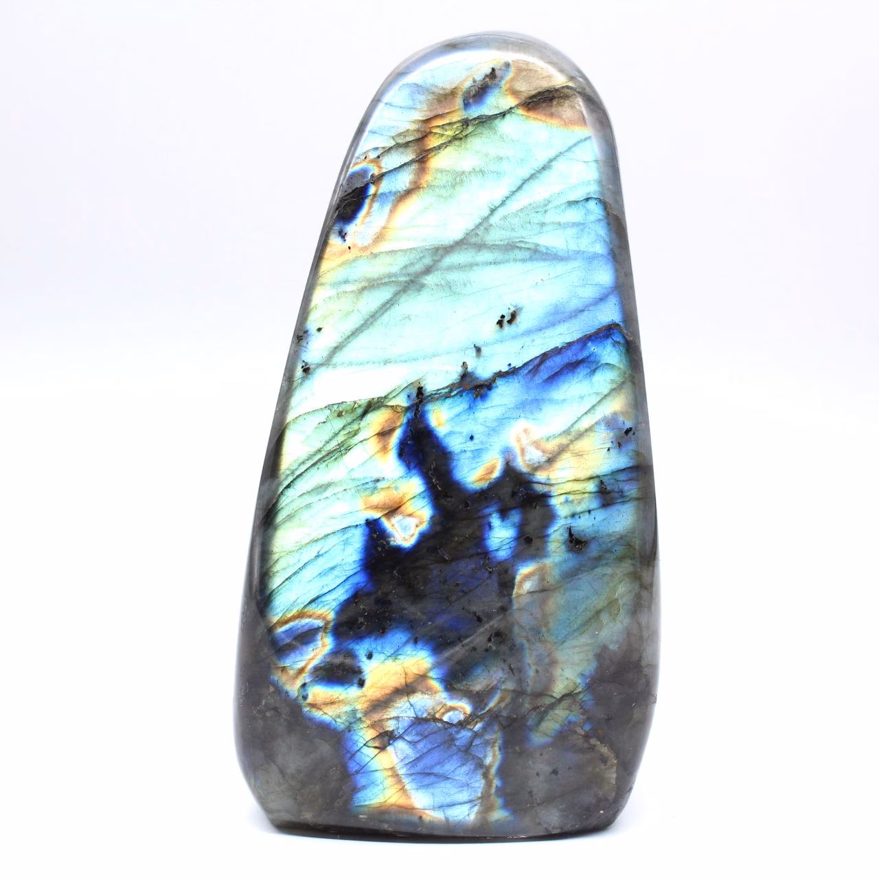 Polished Labradorite Ornament Specimen from Madagascar