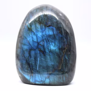 Madagascar Labradorite Mineral in Freeform Ornamental Shape