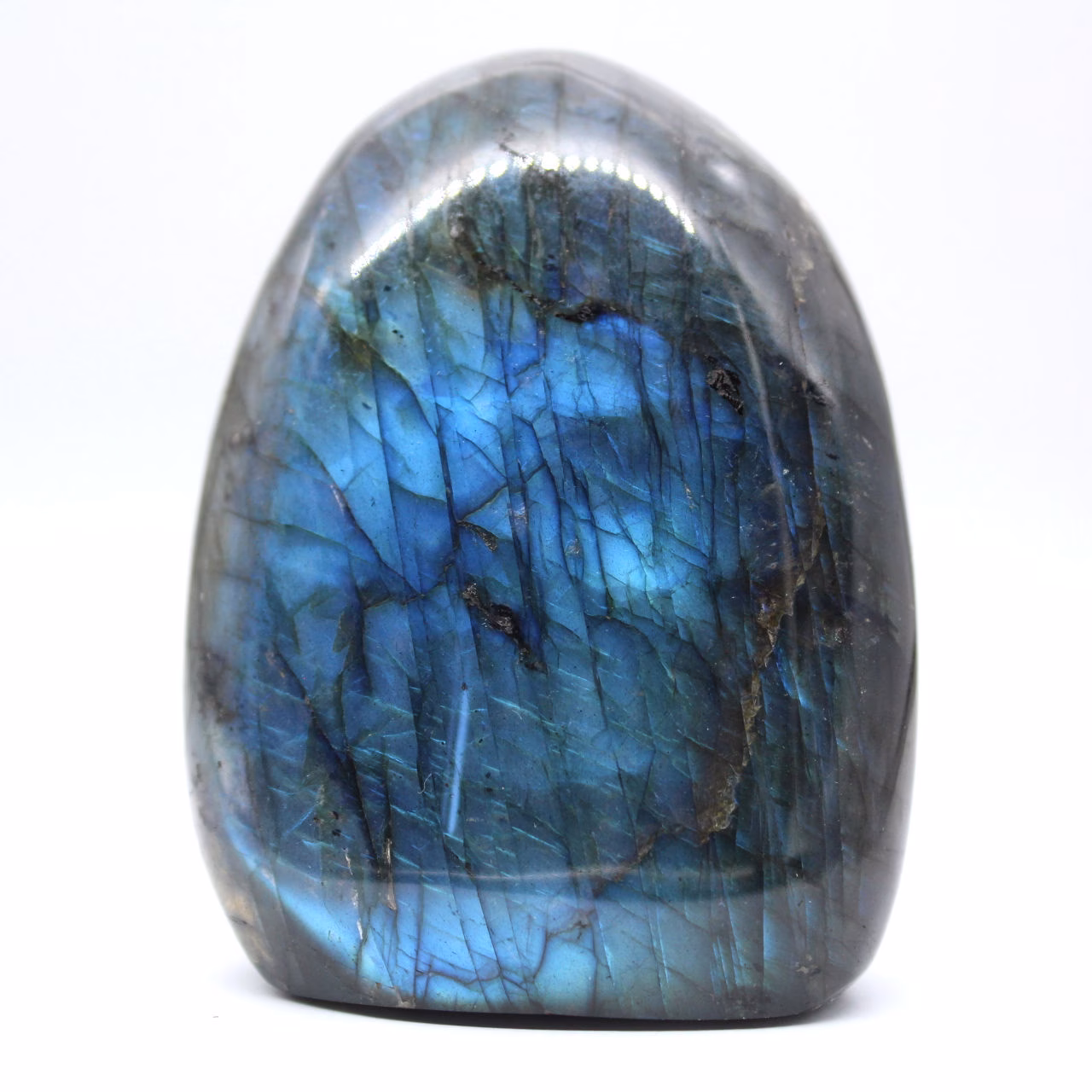 Madagascar Labradorite Mineral in Freeform Ornamental Shape