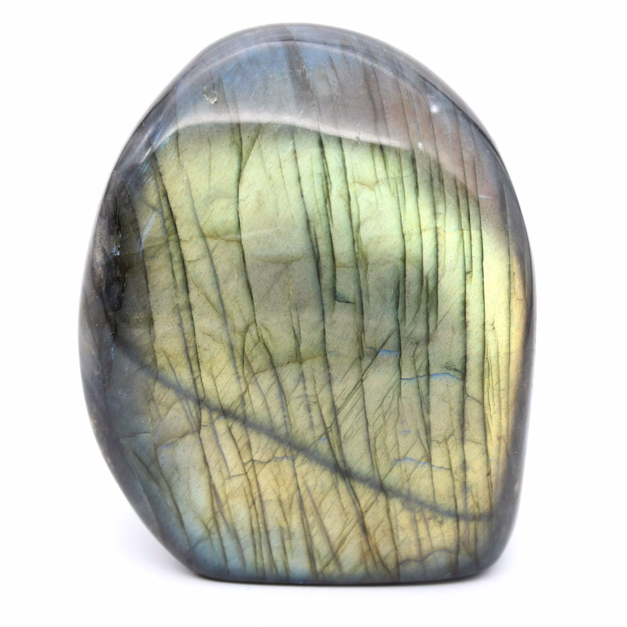 Ornamental Labradorite Stone from Madagascar for Display
