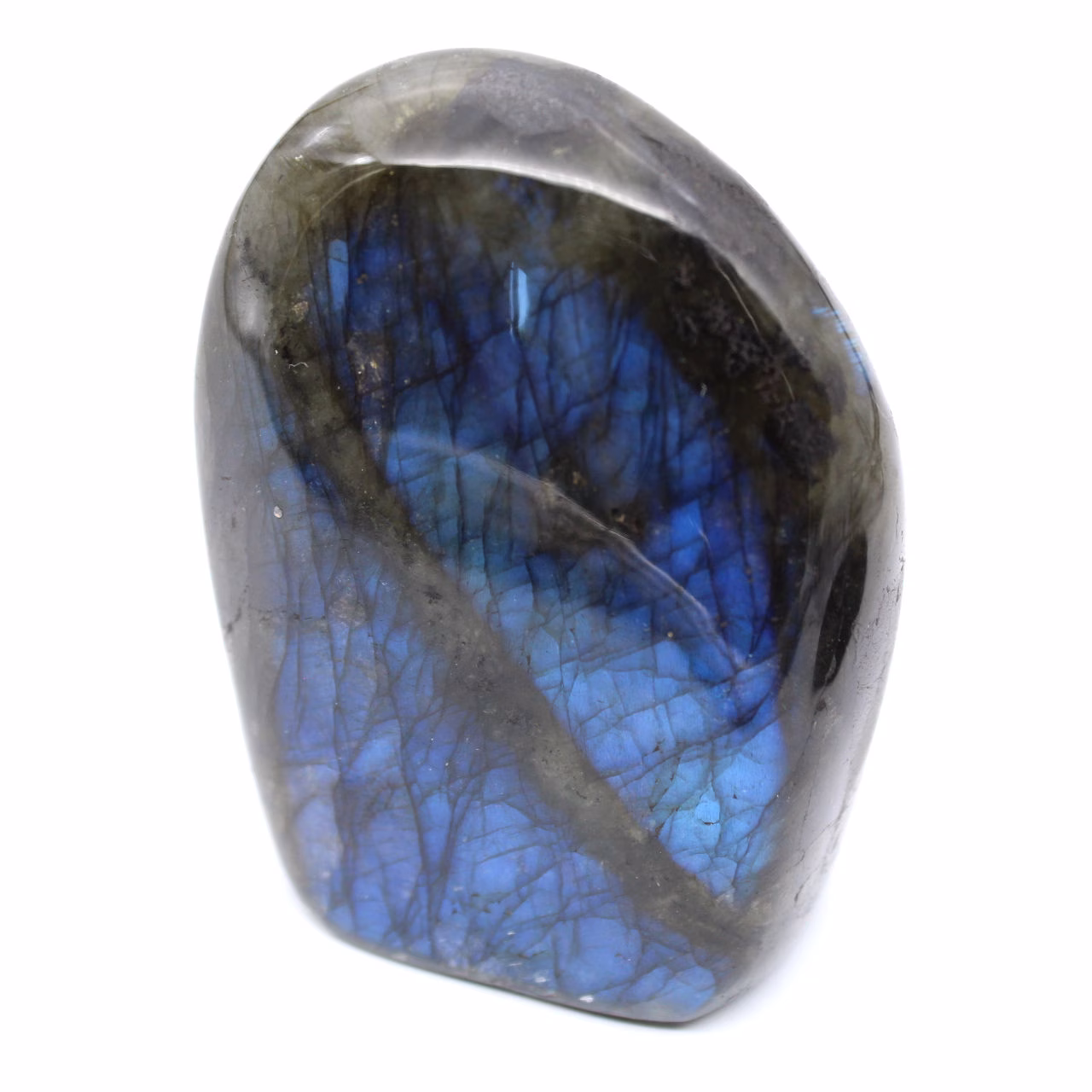 Polished Labradorite Mineral Ornament from Madagascar