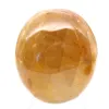 Yellow quartz pebble from Madagascar, natural stone - 1