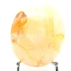 Polished yellow quartz from Madagascar, collector's pebble - 1