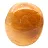 Yellow pebble in Malagasy quartz for mineral decor
