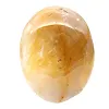 Natural stone: yellow quartz pebble from Madagascar - 1