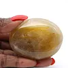 Natural stone: yellow quartz pebble from Madagascar - 2