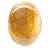 Natural stone: yellow quartz pebble from Madagascar