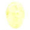 Malagasy yellow quartz pebble, polished collector's stone - 0