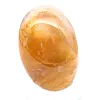 Yellow quartz pebble from Madagascar with rounded shapes - 1