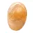Yellow quartz pebble from Madagascar with rounded shapes