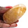 Yellow quartz from Madagascar as a small decorative pebble - 2