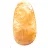 Yellow quartz from Madagascar as a small decorative pebble