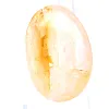 Yellow quartz pebble from Madagascar with a polished finish - 0
