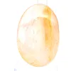 Yellow quartz pebble from Madagascar with a polished finish - 1