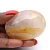 Yellow quartz pebble from Madagascar with a polished finish - 2