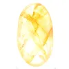 Malagasy yellow quartz pebble for stone collections - 1