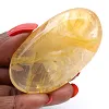 Malagasy yellow quartz pebble for stone collections - 2