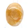 Yellow quartz pebble from Madagascar, polished specimen - 0