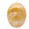 Yellow quartz pebble from Madagascar, polished specimen - 1