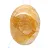 Yellow quartz pebble from Madagascar, polished specimen