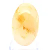 Yellow quartz from Madagascar as a polished collector's pebble - 1