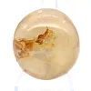 Yellow quartz pebble from Madagascar, polished natural stone - 1