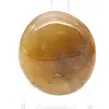Small Malagasy yellow quartz pebble for display - 0