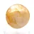 Yellow quartz pebble from Madagascar for mineralogical display cabinets