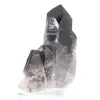 Morion quartz from Brazil, natural crystal displayed on acrylic stand - 6