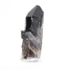 Natural morion quartz point from Brazil on acrylic holder - 3
