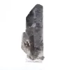 Natural morion quartz point from Brazil on acrylic holder - 5