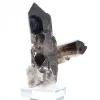 Brazilian morion quartz prism, specimen on acrylic base - 4