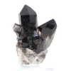 Black morion quartz from Brazil, one-of-a-kind crystal with acrylic stand - 0