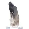 Slender Brazilian morion quartz crystal on stand, for collectors - 2