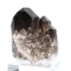 Morion quartz from Brazil, natural black crystal mounted on a base - 0