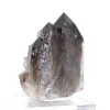 Morion quartz from Brazil, natural black crystal mounted on a base - 5