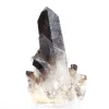 Black morion quartz crystal, Brazilian origin, supplied with stand - 5