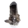 Freestanding morion quartz point from Brazil, mounted on a base - 0