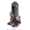 Freestanding morion quartz point from Brazil, mounted on a base - 2