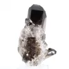 Freestanding morion quartz point from Brazil, mounted on a base - 5