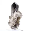 Freestanding morion quartz point from Brazil, mounted on a base - 6