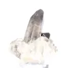 Morion from Brazil, black smoky quartz crystal on acrylic stand - 5