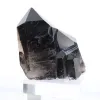 Small natural morion quartz crystal from Brazil on acrylic base - 4
