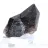 Small natural morion quartz crystal from Brazil on acrylic base