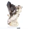 Morion quartz from Brazil, dark crystal on an acrylic stand - 2