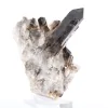 Morion quartz from Brazil, dark crystal on an acrylic stand - 4