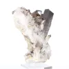 Morion quartz from Brazil, dark crystal on an acrylic stand - 6