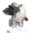 Morion quartz crystal of Brazilian origin, acrylic display stand