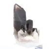 Crystalline morion quartz specimen from Brazil, acrylic stand included - 2