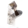 Morion quartz from Brazil, small crystallized point on a stand - 3